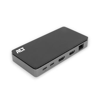 Base & Duplicador de Portas ACT AC7093 | Cinzento - 1