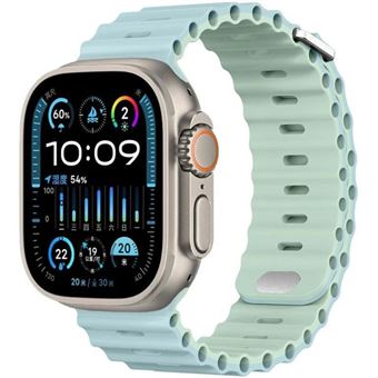 Bracelete Ocean Waves Antiimpacto para Apple Watch Series 10 46mm | Pistache - 1