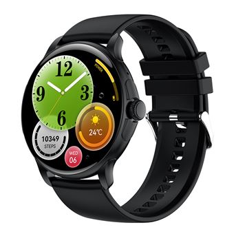 Smartwatch Chronus | Bluetooth | Voz | Mostrador Personalizável | Meteorologia | Música | Preto - 1
