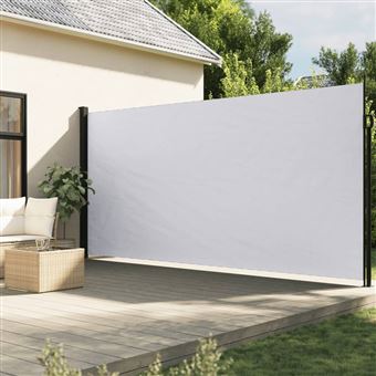 Toldo lateral retrátil vidaXL | 220x600 cm | branco - 1