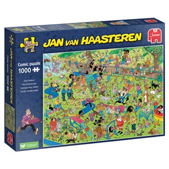 Puzzle Jumbo Jan van Haasteren No License Jan Van Haasteren - Dog Parkour (1000 Pieces) | 1000 Peças - 1