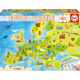 Puzzle Educa Mapas 18607 | 150 Peças - 1