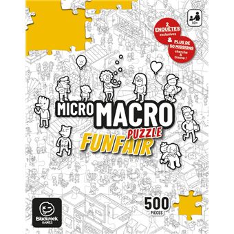 Puzzle Colorido Blackrock Games MICRO MACRO - PUZZLE FUNFAIR | 500 Peças - 1