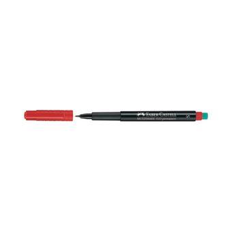 Marcador Permanente Faber-Castell 152321 | Vermelho - 1