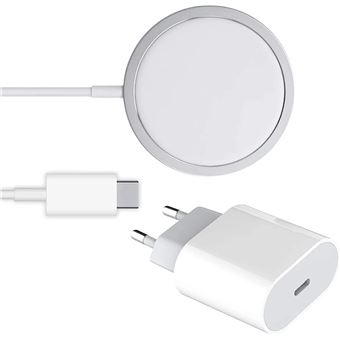 Carregador sem Fio Antiimpacto Magsafe + Base | Compatível com Iphone | 15W - 1