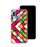 Capa Hapdey para Samsung Galaxy A40 2019 Design Abstrato Mosaicos Geométricos Modernos em Silicone Flexível e TPU Cor-de-Rosa_2