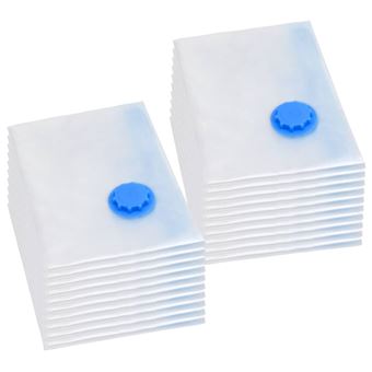 Sacos para arrumação de roupas a vácuo vidaXL | 120x70 cm | 20 Peças - 1