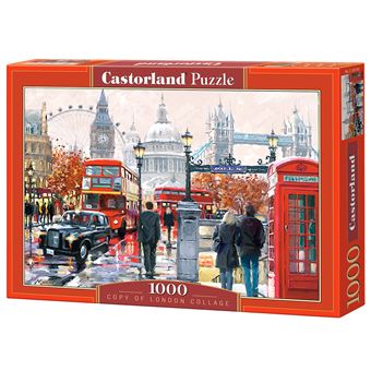 Puzzle Castorland London, Uk, City, Country London Collage 1000 Peças - 1