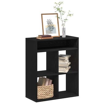 Estante vidaXL | preto | 66x31x80 cm | derivados de madeira - 1