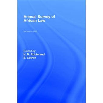Annual Survey of African Law - Hardback - 1973 - 1