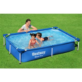 Piscina Steel Pro Bestway Flowclear | 221x150x43 cm - 1