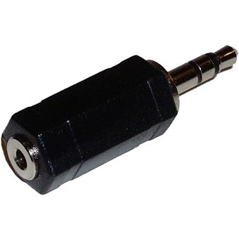 Adaptador de Áudio Estéreo BeMatik Jack de 3,5 mm Macho para Jack 2,5 mm Fêmea - 1