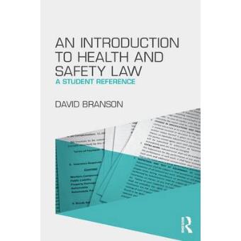 An Introduction to Health and Safety Law - A Student Reference - Paperback - 2014 - 1