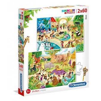 Puzzle Clementoni Zoo | 2x60 - 1