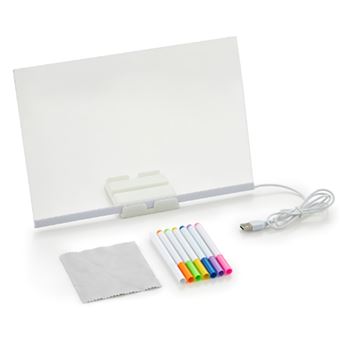 Quadro de Escrita LED Klack com 7 Marcadores de Cores - 1