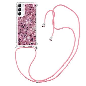 Capa FLOODKING para Samsung Galaxy A05s  | Corda Ajustável | Proteção Anti-Queda | Proteção da Lente | Rosa Dourado - 1