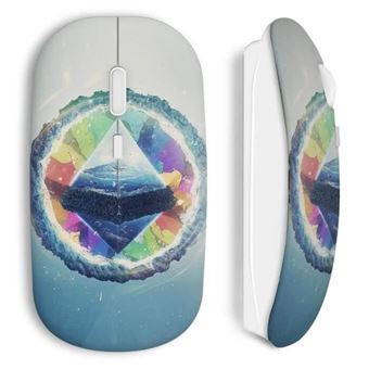 Rato Wireless Maniacase Pirâmide com desenho Artístico - 1