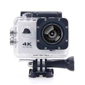 Câmara de Vídeo Desportiva Arzopa Go Pro 4k com Comando - Branco - 1