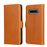 Capa Magunivers para Samsung Galaxy S10 d| Genuíno adsorção por ímã Apoio - Castanho_0