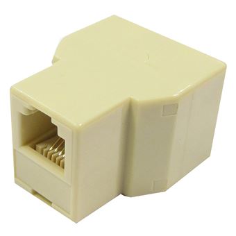 Dispositivo BeMatik com Conexões Telefónicas Compacto RJ11 Doubler 1 X RJ11-H -&Gt, 2 X RJ11-H - 1