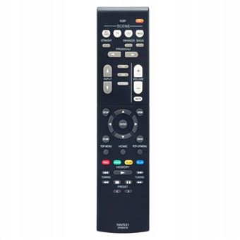 Controlo Remoto Dishiqing para Yamaha AV Receiver RX-V381 RX-V383 Rx-v483 Ht | Preto - 1
