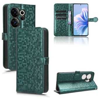 Capa FOXDOCK para Tecno Camon 20 Premier 5G | Fecho Magnético | TPU Macio | Compartimentos para Cartões | Verde - 1