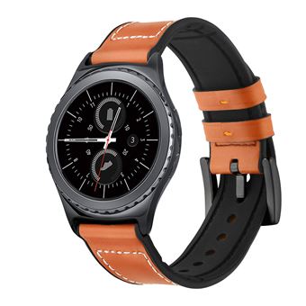 Pulseira de Couro WISETONY para HUAWEI Watch GT / 2 Pro Laranja - 1