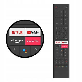 Comando Remoto Dishiqing para Changhong CHiQ Android Smart TV compatível com Bluetooth | Preto - 1