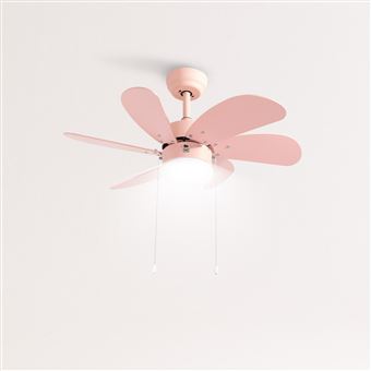 Ventoinha de Teto CREATE WINDLIGHT EASY | Silencioso | 53W | Rosa pastel - 1