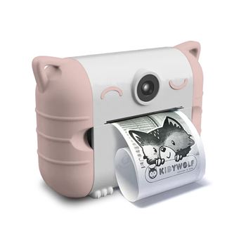 Máquina Fotográfica com Impressão Kidywolf Kidyprint | Rosa - 1