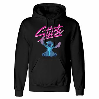 Sweatshirt Unissexo Stitch Script | Preto | XXL - 1