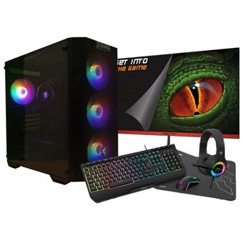Desktop Zone Evil 24A520R5V72TBW11PACK24 | AMD Ryzen 5 PRO 4650G | Radeon Graphics | 16 GB | SSD 2TB - 1