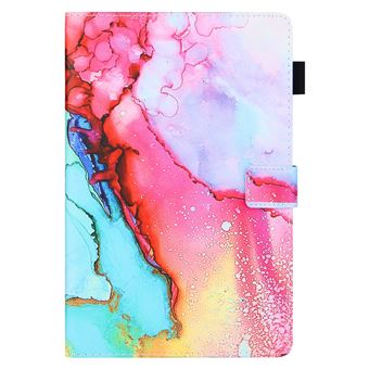 Capa Pu + Tpu magunivers com Suporte e Suporte de Cartão Aquarela para Samsung Galaxy Tab A8 10.5 2021 Sm-X200/X205 - 1
