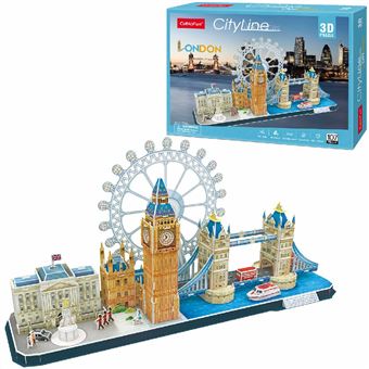 Puzzle 3D CubicFun Edifícios MC253h | 107 Peças - 1