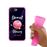 Capa Hapdey para iPhone 7 Plus - 8 Plus Design Donut Worry, Be Happy em Silicone Flexível e TPU Cor-de-Rosa_3