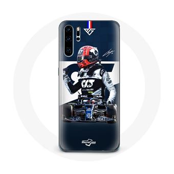 Capa Maniacase para Samsung Galaxy P30 Pro Fórmula 1 Max Verstappen Piloto de Corrida F1 Azul - 1
