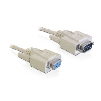 Cabo de Série DeLOCK RS-232 3m | Bege - 1