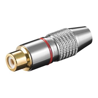 Conector Goobay CKG 6.5 HQ R | Aço inoxidável - 1