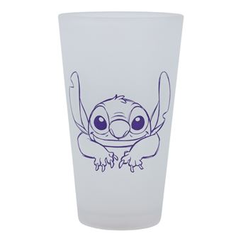 Conjunto de Copos Disney Stitch | 2x490ml | Decoração Fosca | em Caixa | Transparente - 1