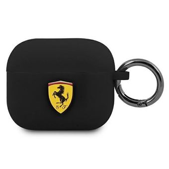 Capa Original Silicone Ferrari Airpods 3 Preto - 1