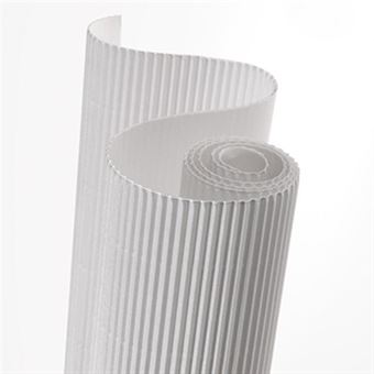 Cartolina Micro Canelada Sadipal | 50x70cm - Branco - 1