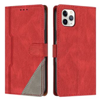 Capa FOXDOCK para iPhone 11 Pro | Fecho Magnético | Pele TPU Macia | 3 Compartimentos para Cartões | Função de Suporte | Vermelho - 1