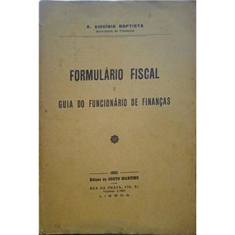 Formulário fiscal e guia do funcionário de finanças. - 1