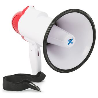 Megafone Vonyx MEG020 | Vermelho, Branco - 1