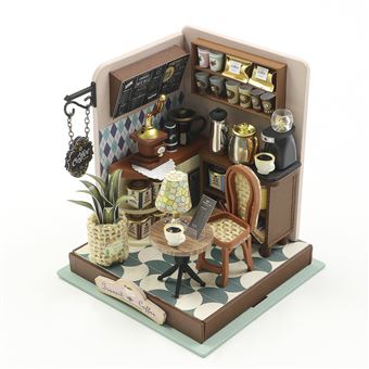 Maquete 3D realista DAM | Cafeteria Trânsito - 1