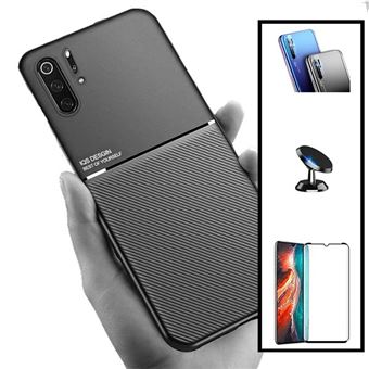 Kit Phonecare | Capa Magnetic Lux + 5D Full Cover + Suporte Magnético Carro para Huawei P30 Pro New Edition - Preto - 1