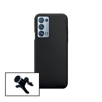 Kit Phonecare Suporte Magnético Reforçado para Carro + Capa Silicone Líquido para Oppo Reno6 Pro+ 5G - 1