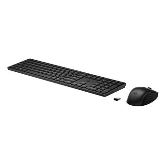 Teclado Wireless + Rato HP Conjunto de Teclado e Rato sem fios 655 | Preto - 1