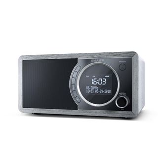 Rádio Sharp DR-450 | Cinzento, Aço inoxidável - 1