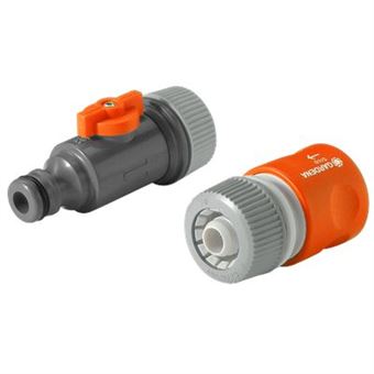 Conector para Mangueira de Água Gardena 1989-20 | Laranja, Cinzento - 1